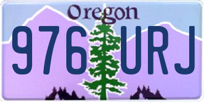 OR license plate 976URJ