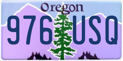 OR license plate 976USQ