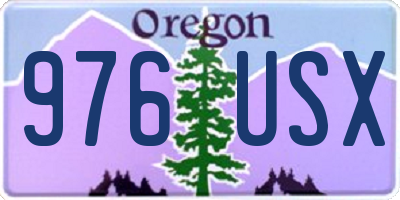 OR license plate 976USX