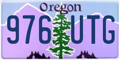 OR license plate 976UTG