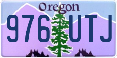 OR license plate 976UTJ