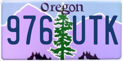 OR license plate 976UTK