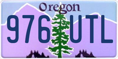 OR license plate 976UTL