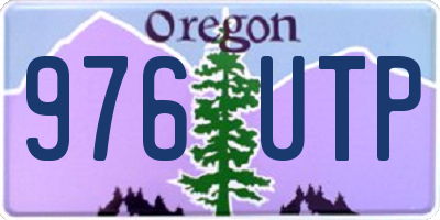 OR license plate 976UTP