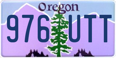 OR license plate 976UTT