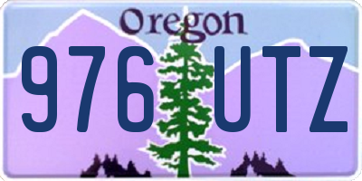 OR license plate 976UTZ