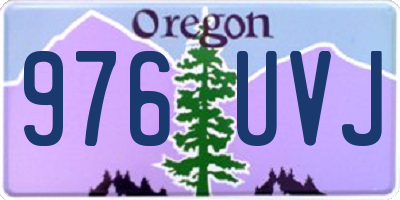 OR license plate 976UVJ