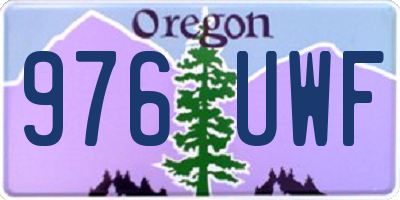 OR license plate 976UWF