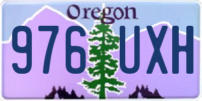 OR license plate 976UXH