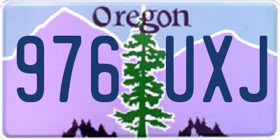 OR license plate 976UXJ