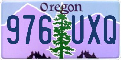 OR license plate 976UXQ