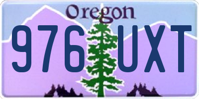 OR license plate 976UXT