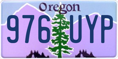 OR license plate 976UYP