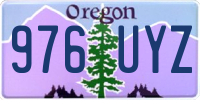 OR license plate 976UYZ