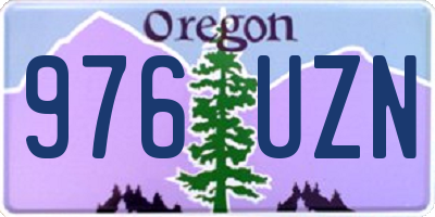 OR license plate 976UZN