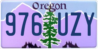 OR license plate 976UZY