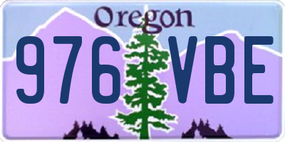 OR license plate 976VBE