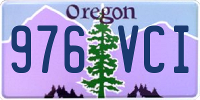 OR license plate 976VCI