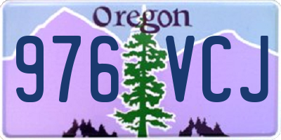 OR license plate 976VCJ