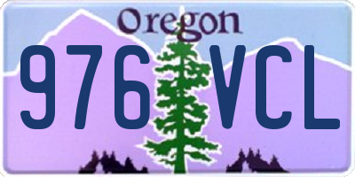 OR license plate 976VCL