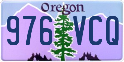 OR license plate 976VCQ
