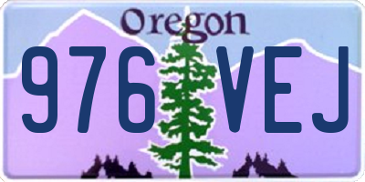 OR license plate 976VEJ