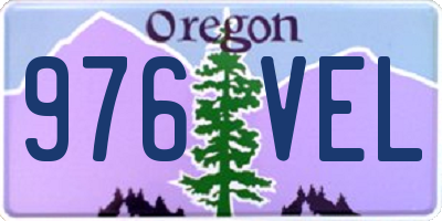 OR license plate 976VEL