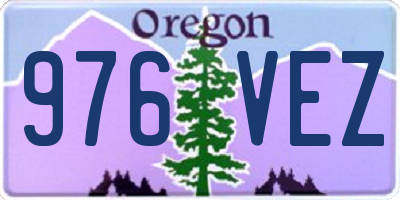 OR license plate 976VEZ