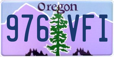 OR license plate 976VFI