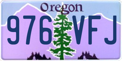 OR license plate 976VFJ