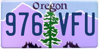 OR license plate 976VFU