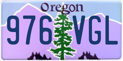 OR license plate 976VGL