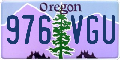 OR license plate 976VGU