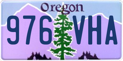 OR license plate 976VHA
