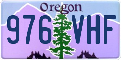 OR license plate 976VHF