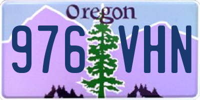 OR license plate 976VHN