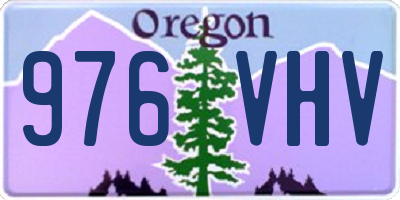 OR license plate 976VHV