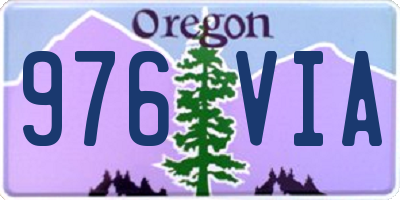 OR license plate 976VIA