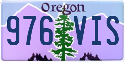 OR license plate 976VIS
