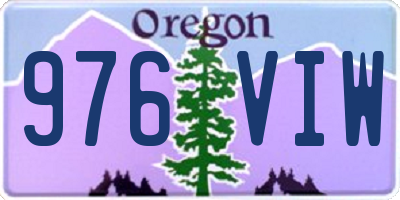 OR license plate 976VIW