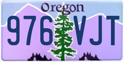 OR license plate 976VJT