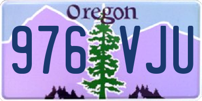 OR license plate 976VJU