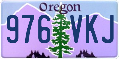 OR license plate 976VKJ