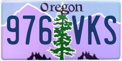 OR license plate 976VKS