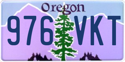 OR license plate 976VKT