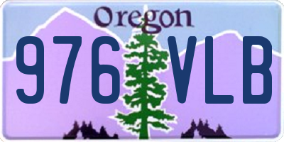 OR license plate 976VLB