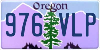 OR license plate 976VLP