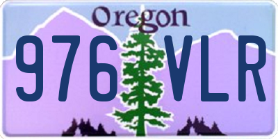 OR license plate 976VLR