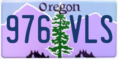 OR license plate 976VLS