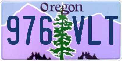 OR license plate 976VLT